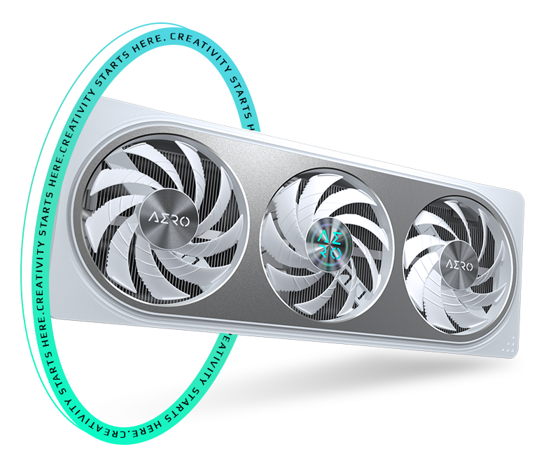 GIGABYTE AERO GeForce RTX 5060 Graphics Card GV-N5060AERO OC